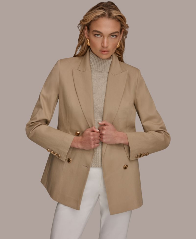 Women's Double Breasted Blazer Jacket