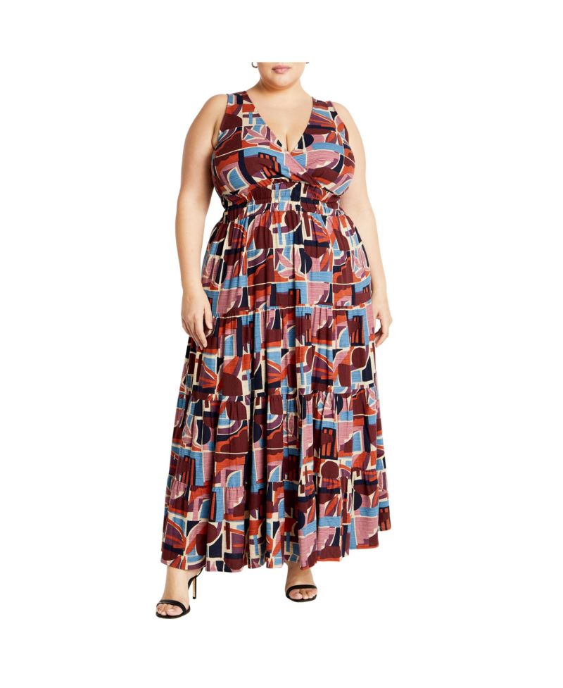 Women's Amara Print Maxi Dress