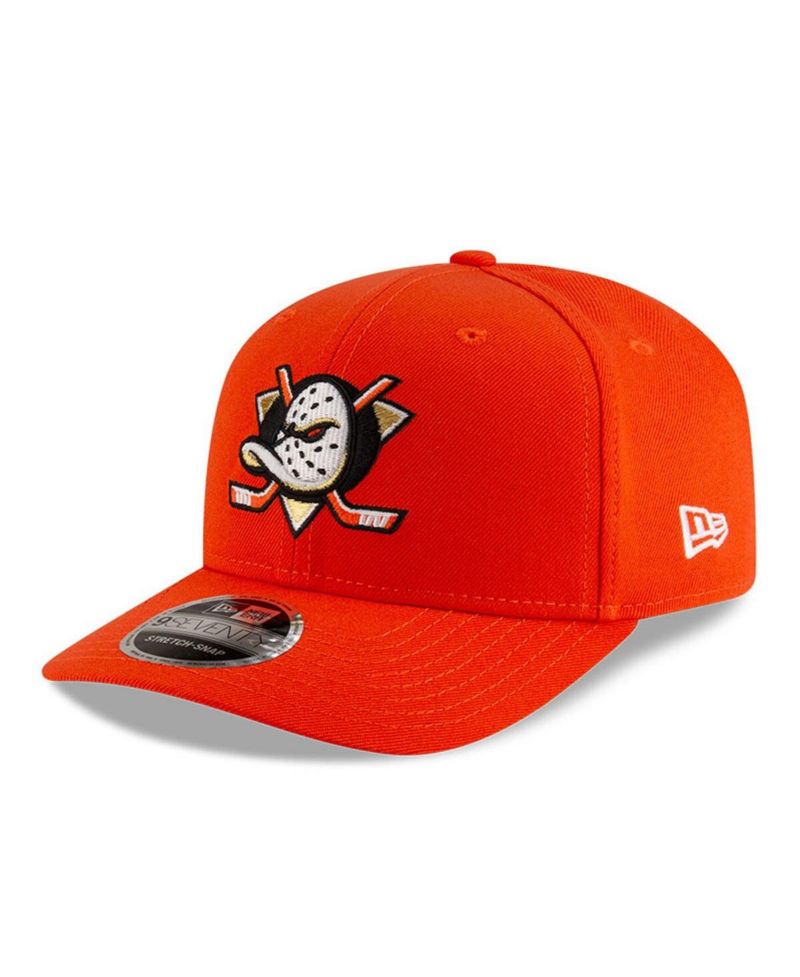 Men's Orange Anaheim Ducks 9SEVENTY Adjustable Hat