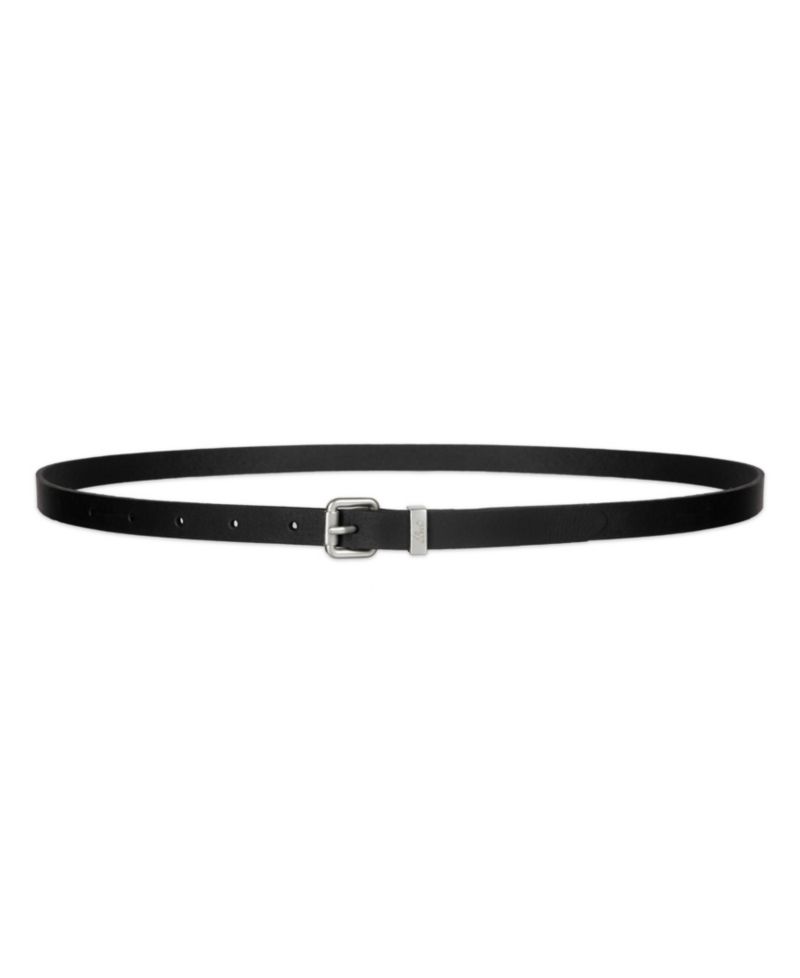 Women's 2-Pack Solid Cow Print Skinny Casual Belt Set
