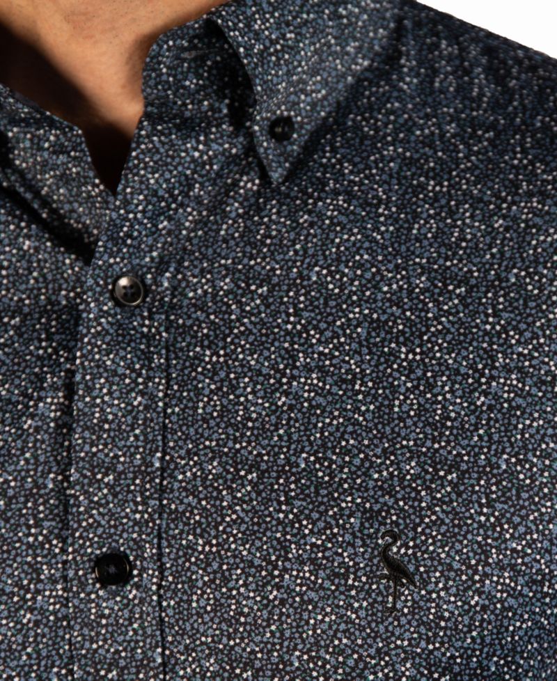 Men's Floral Printed Performance Shirt