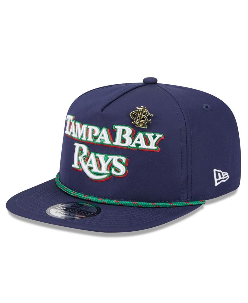 Men's Navy Tampa Bay Rays 2025 Big League Chew Golfer Snapback Hat