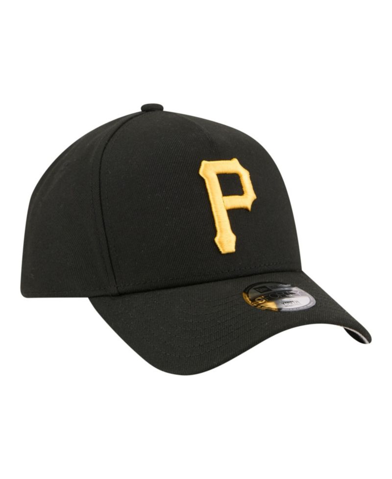 Big Boys and Girls Black Pittsburgh Pirates 9FORTY A-Frame Adjustable Hat