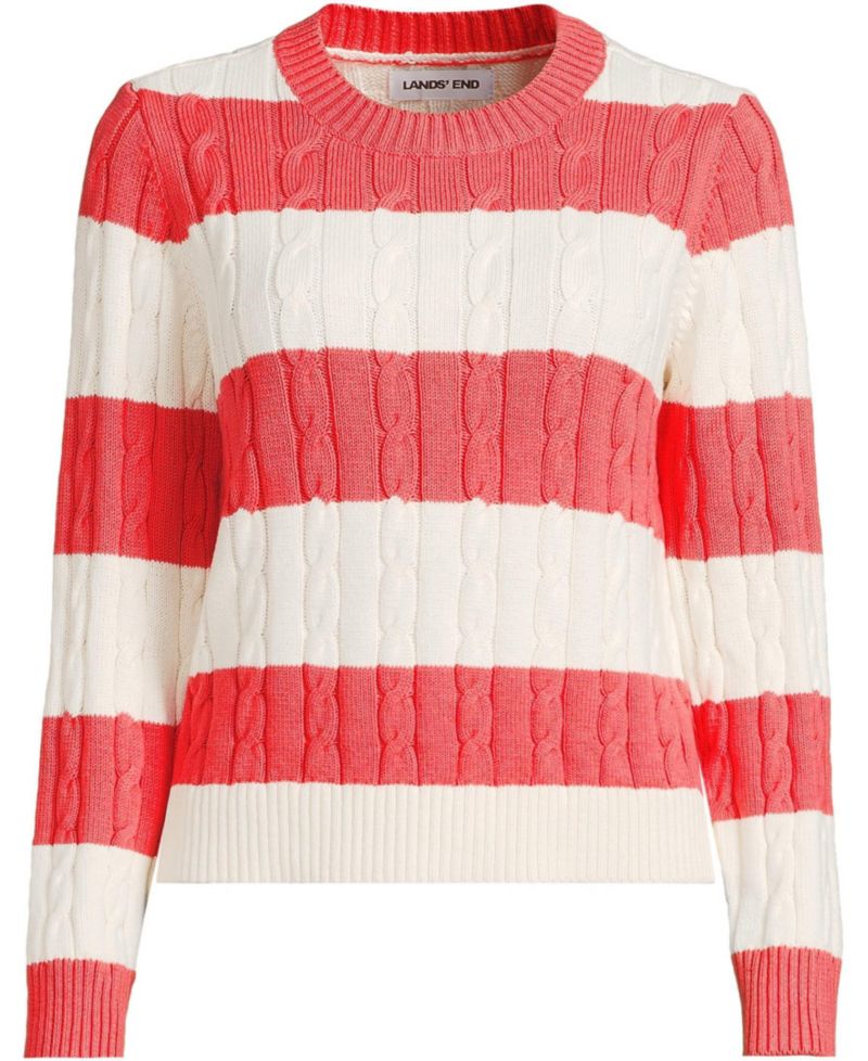 Women's Drifter Classic Cable Crew Neck Sweater