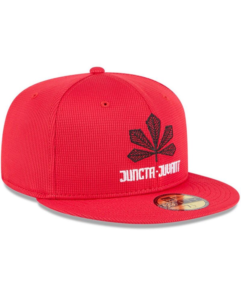 Men's Red Cincinnati Reds City Connect Batting Practice 59FIFTY Fitted Hat