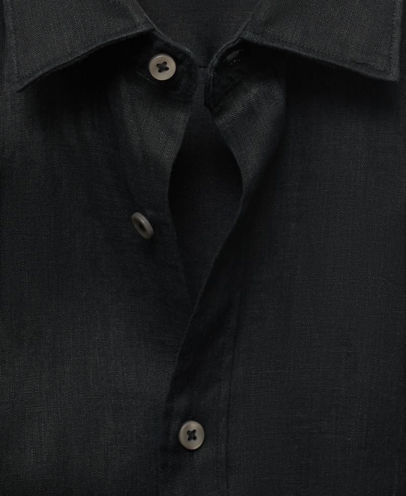 Men's Linen Long Sleeve Shirt