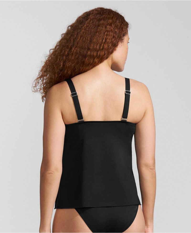 Women's DD-Cup Tulip Hem Tankini Top