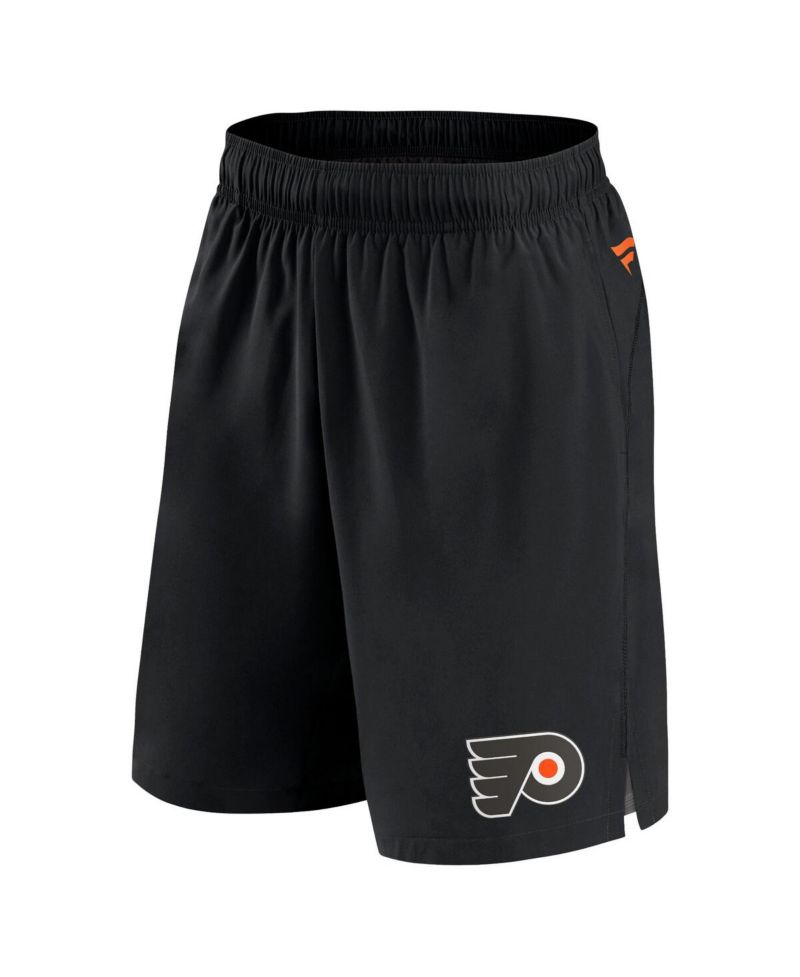 Men's Black Philadelphia Flyers Authentic Pro Tech Shorts