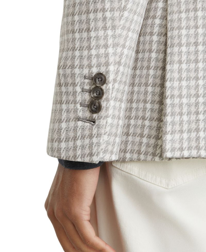 Men's Canty Tailored-Fit Houndstooth Single-Breasted Blazer