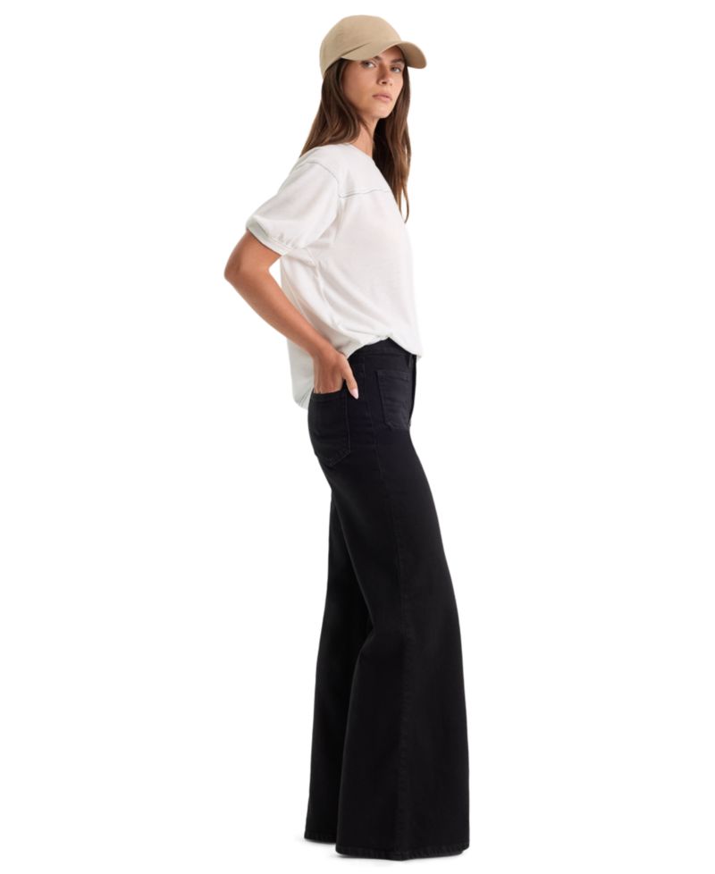 Women's Good Waist High-Rise Wide Palazzo Jeans