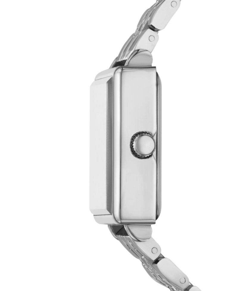 Women's Three Hand Silver-tone Alloy Watch, 24mm