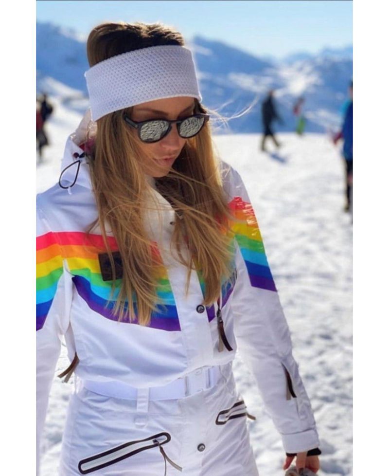 Women's Rainbow Road Ski Suit
