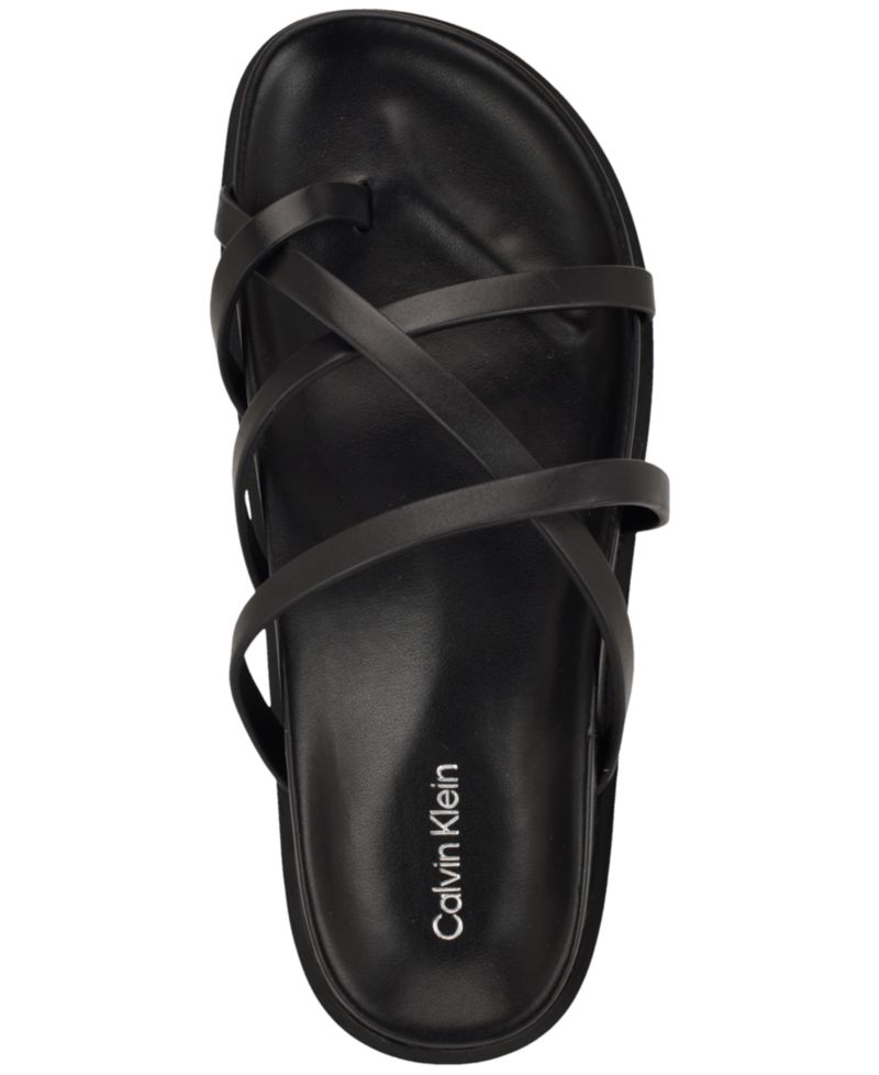 Women's Helden Leather Strappy Flat Footbed Sandals