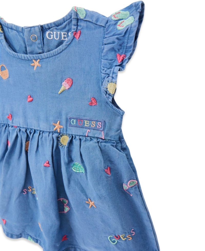 Baby Girls' Chambray Bodysuit Dress