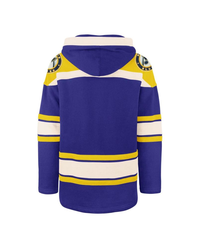 Men's Blue St. Louis Blues Superior Lacer Pullover Hoodie