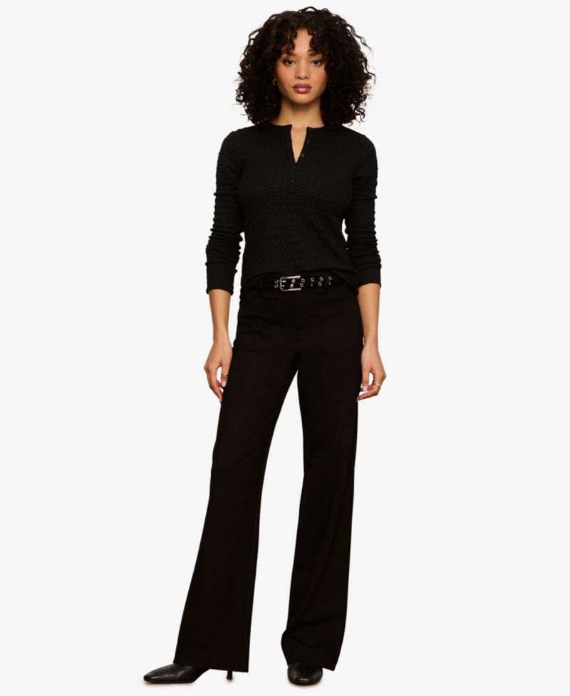 Women's Marine Straight-Leg Ponte Pants