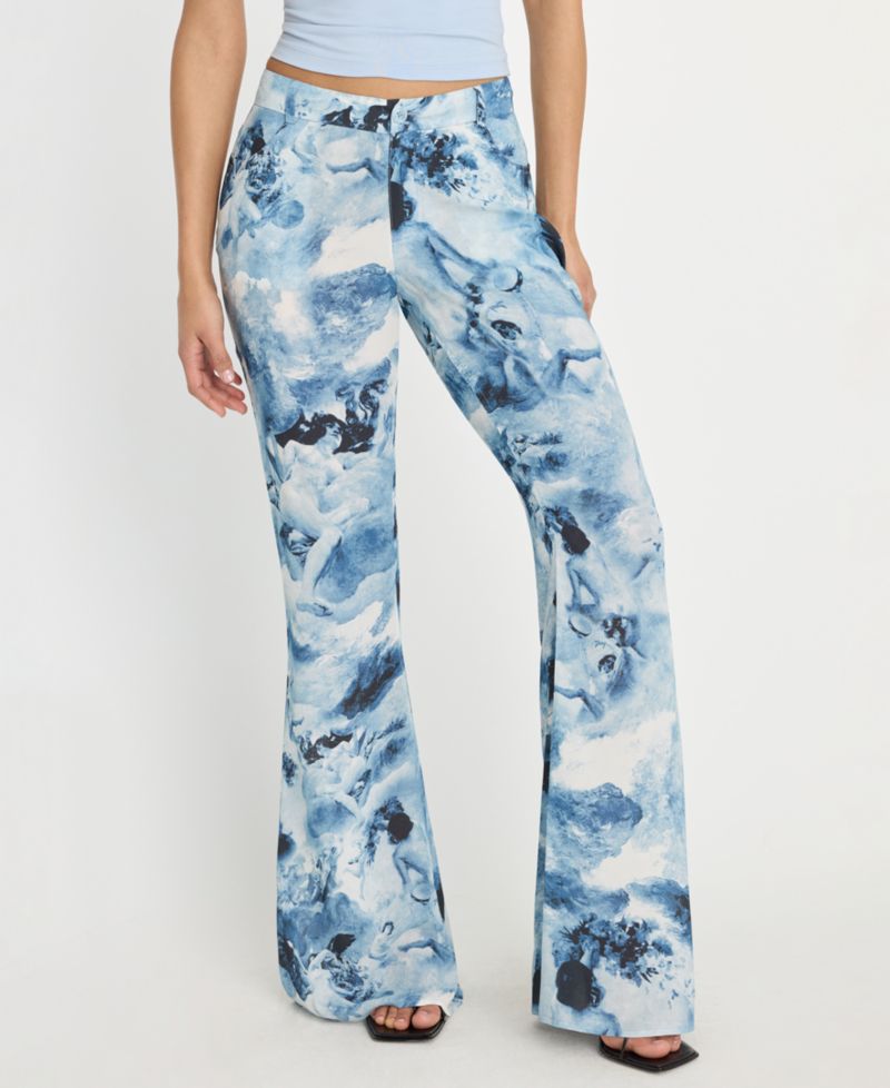 Women's Printed Flare Pants
