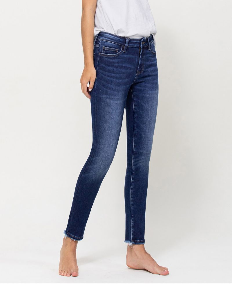 Women's Mid Rise Ankle Skinny Jeans