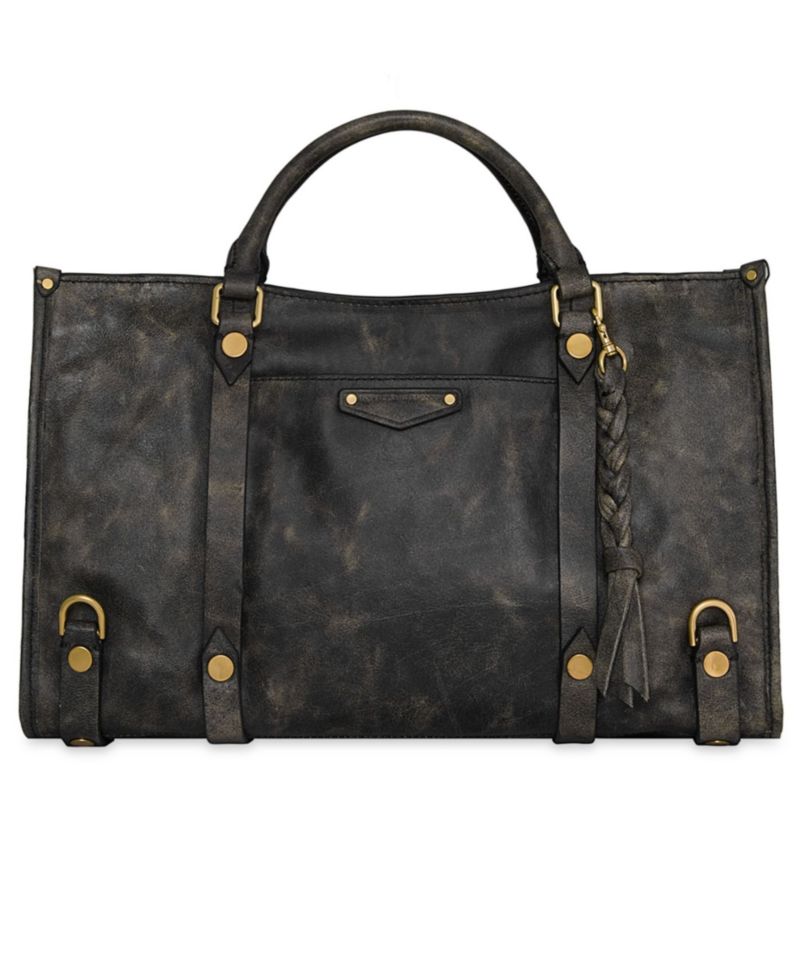 Surplus Large Leather Satchel Handbag