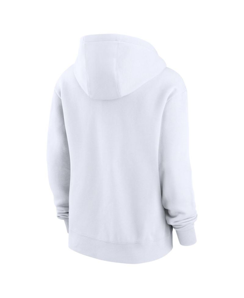 Women's White Kentucky Wildcats Club Fleece Hoodie