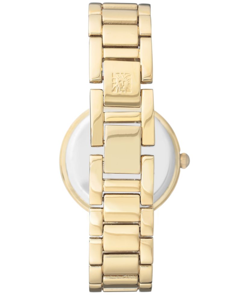 Women's Diamond-Accent Gold-Tone Bracelet Watch 32mm