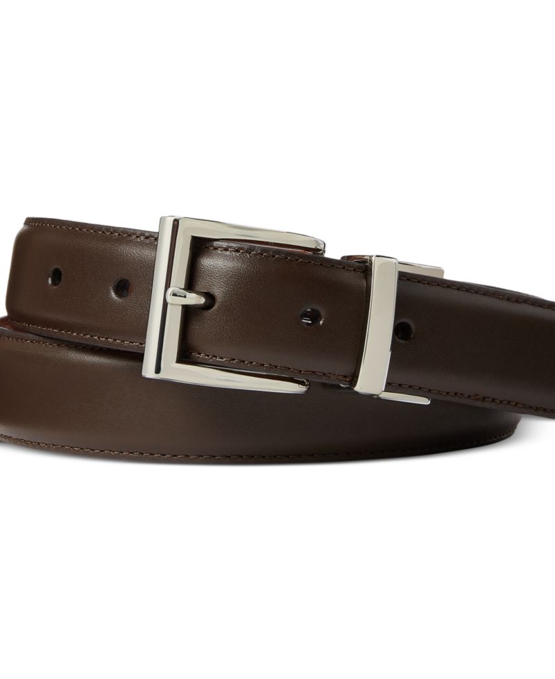 Men's Reversible Leather Dress Belt