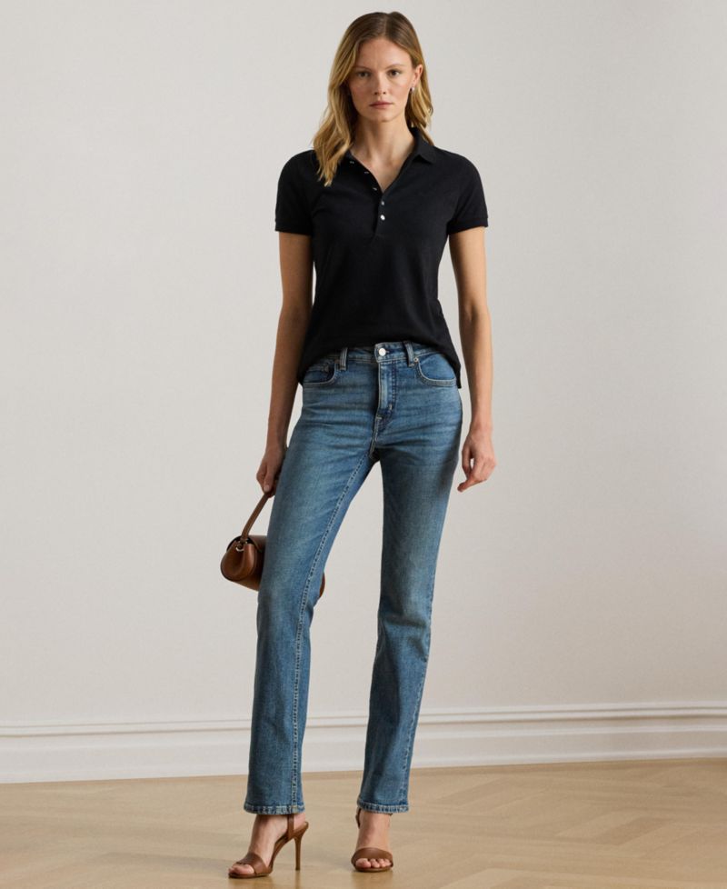 Petite Stretch Polo