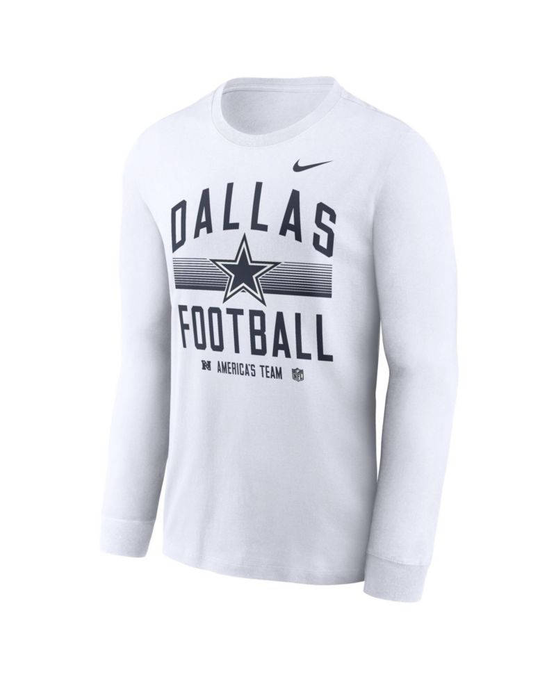 Men's Dallas Cowboys America's Team Essential Long-Sleeve Cotton T-Shirt