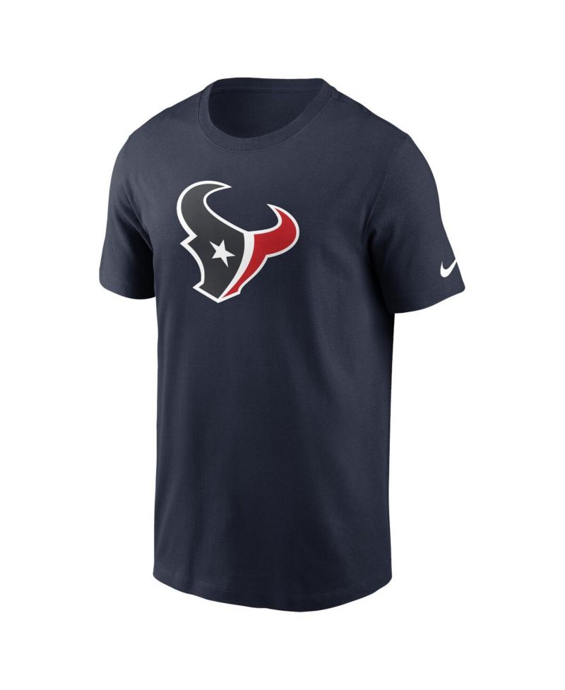 Men's Navy Houston Texans Fan Gear Primary Logo T-Shirt