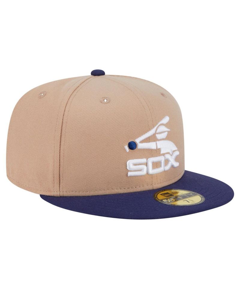 Men's Khaki Chicago White Sox 59FIFTY Fitted Hat