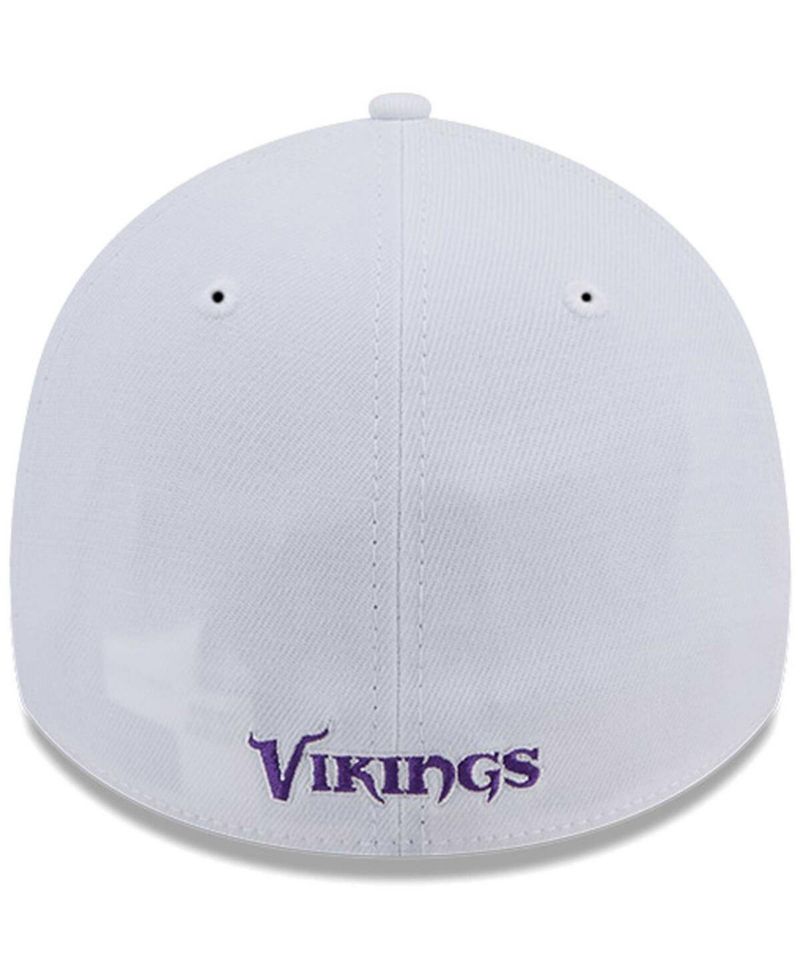 Men's White Minnesota Vikings Main 39Thirty Flex Hat
