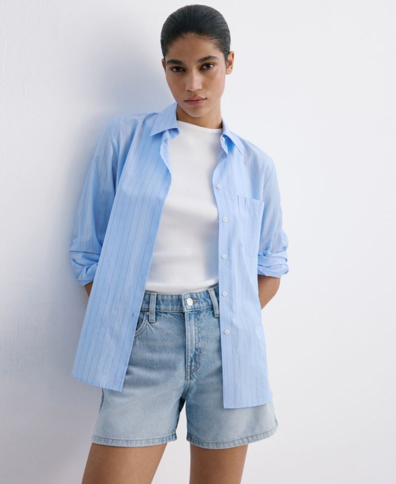 Women's Straight-Fit Denim Shorts