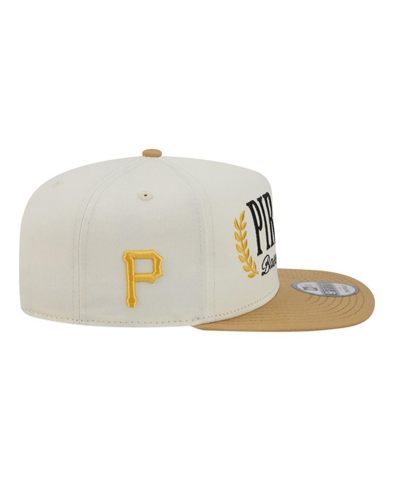 Men's Cream Pittsburgh Pirates Club 9FIFTY A-Frame Snapback Hat