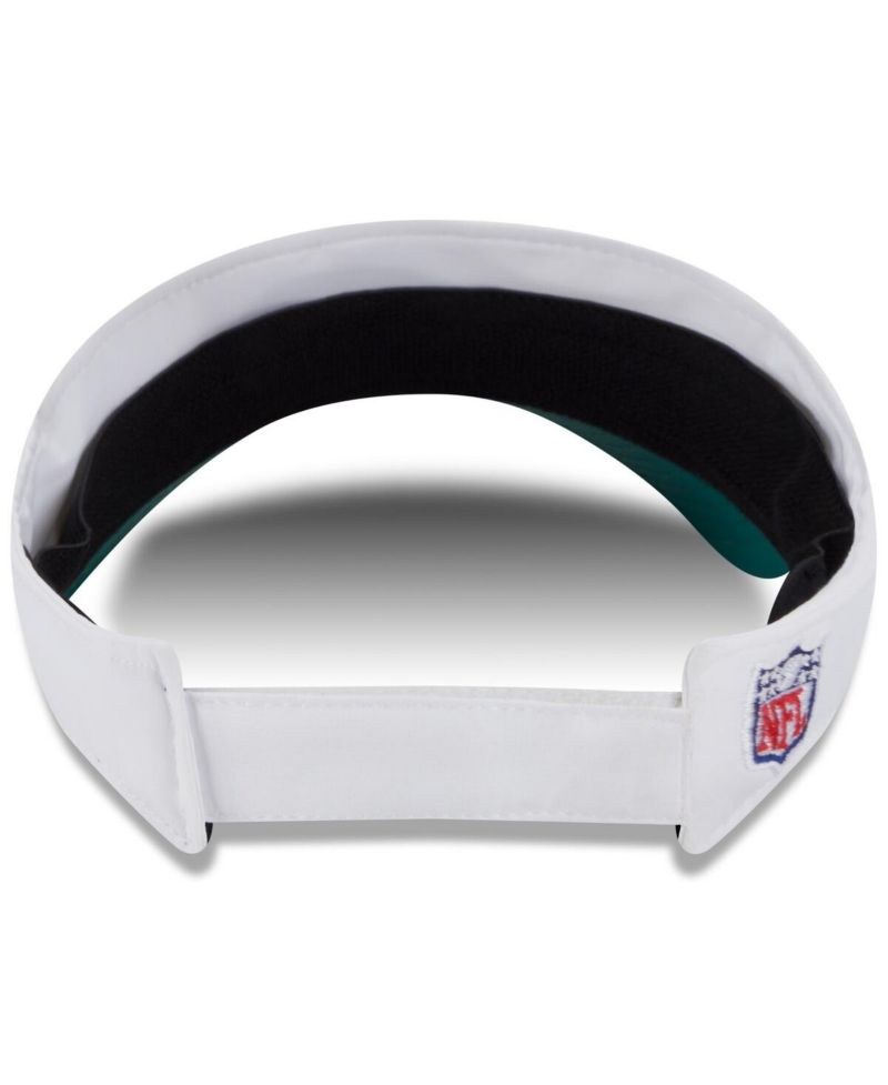 Men's White/Green New York Jets 2025 NFL Training Camp Adjustable Visor Hat