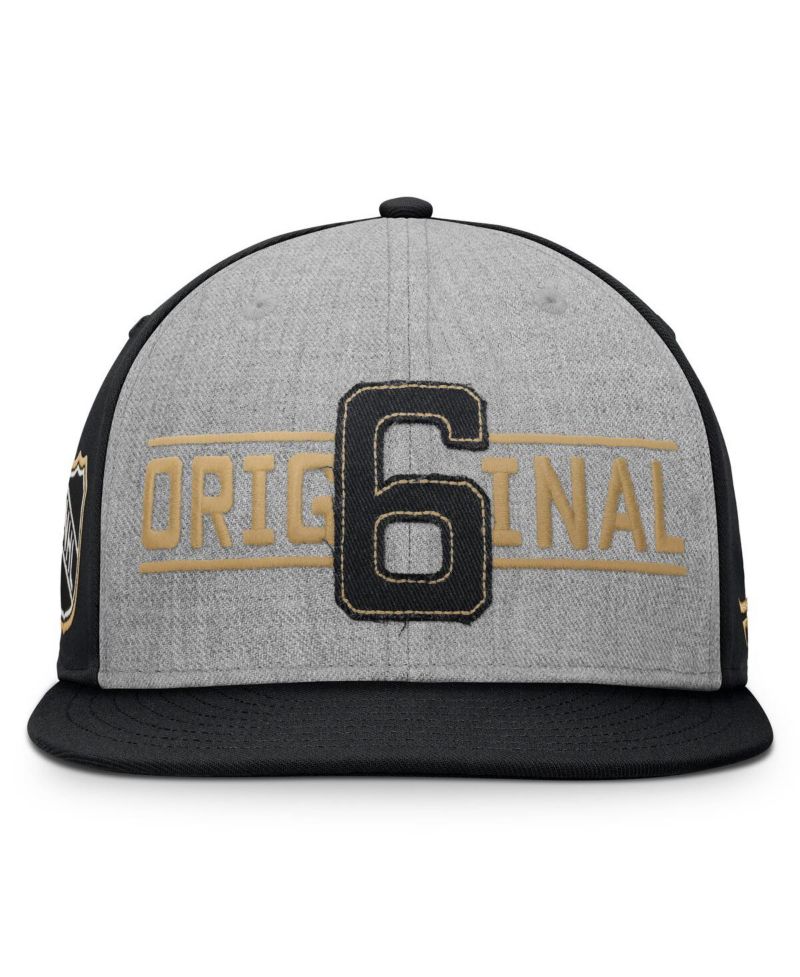 Men's Gray Original 6 Henley Snapback Hat