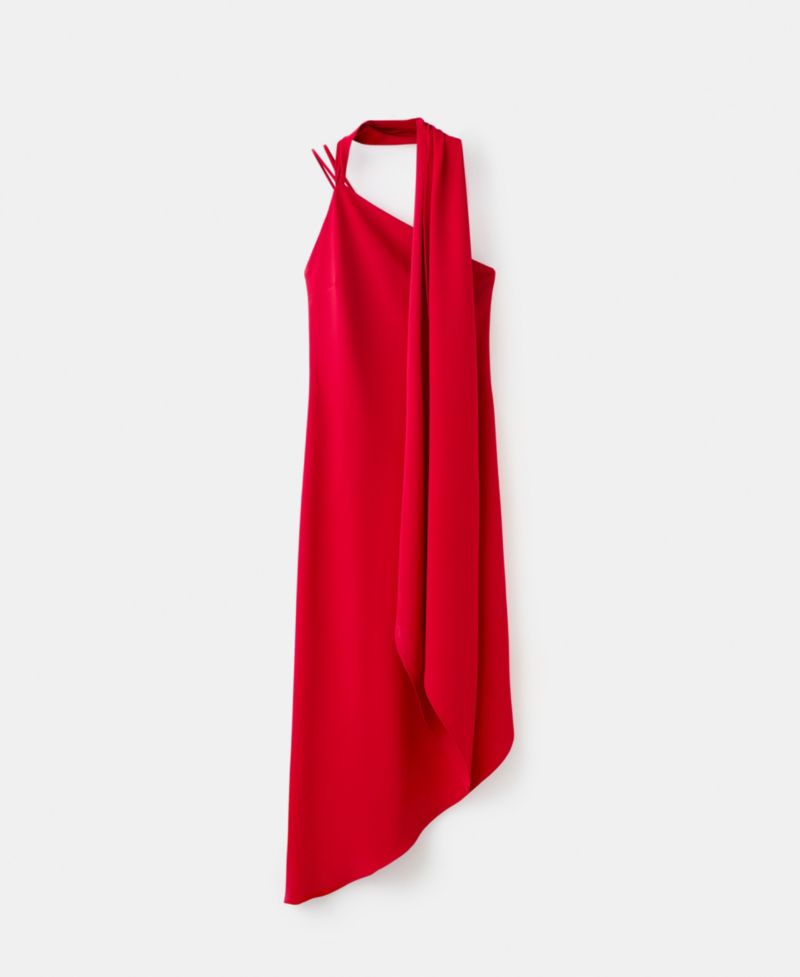 Women's Asymmetrical Scarf Dress