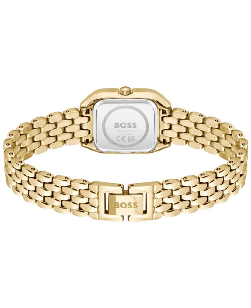 Women's Mae Petite Quartz Basic Mini Ionic Plated Thin Gold Steel Watch, 22mm