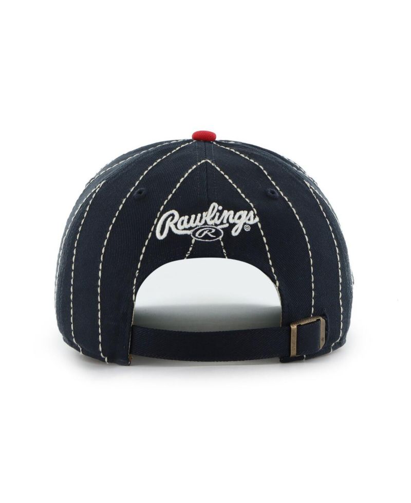 Men's x Rawlings Navy/Red St. Louis Cardinals Pinstripe Hitch Adjustable Hat