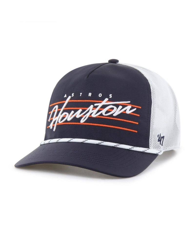 47 Brand Men's Navy Houston Astros Brrr Downburst Mesh Hitch Adjustable Hat