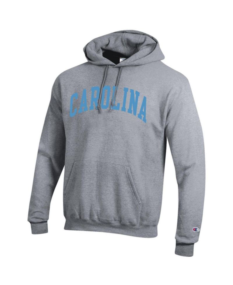 Men's Carolina Blue North Carolina Tar Heels Basic Arch Fleece Pullover Hoodie Sweatshirt