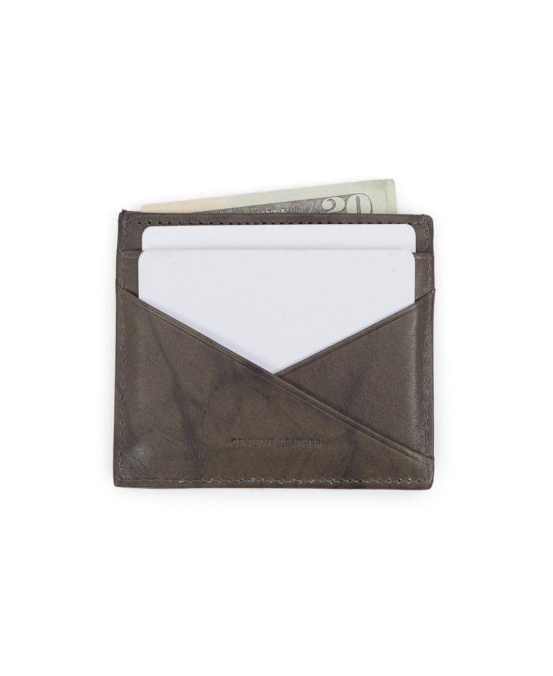 Men's RFID Leather Slimfold Wallet with Removable Magnetic Card Case
