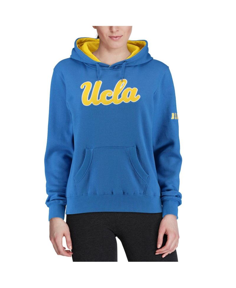 Women's Blue UCLA Bruins Big Logo Pullover Hoodie