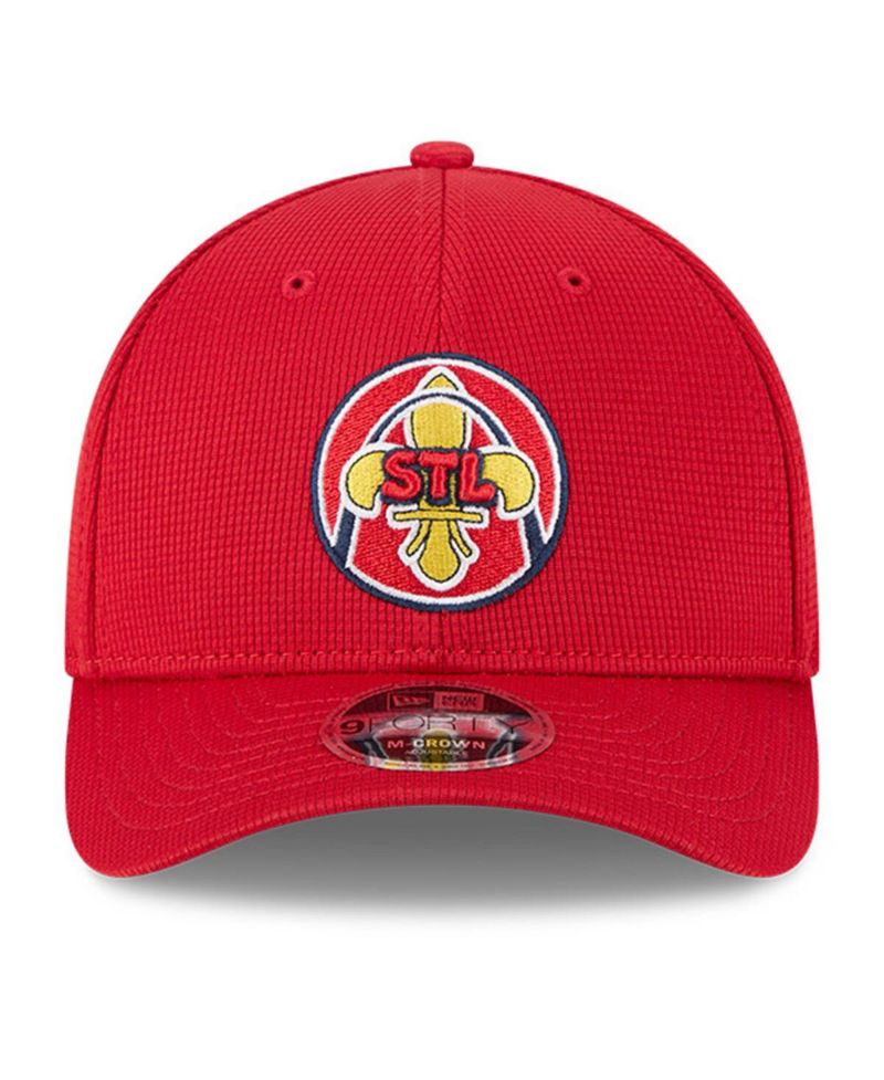 Men's Red St. Louis Cardinals City Connect Batting Practice 9FORTY M-Crown Adjustable Hat