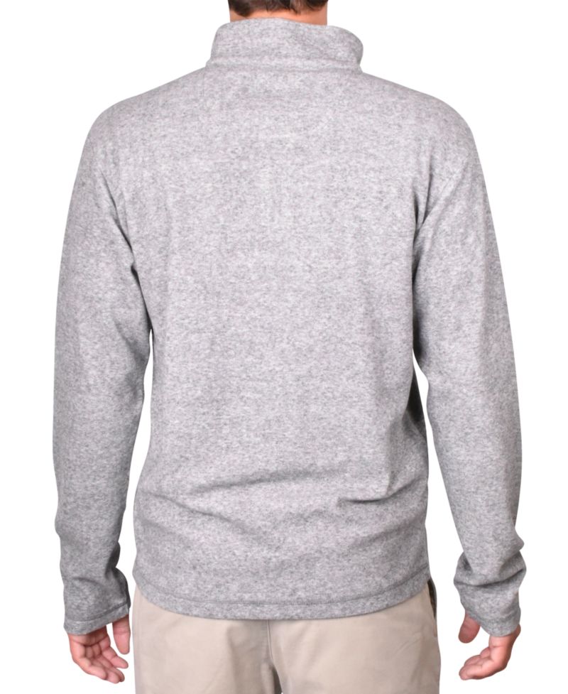 Men's Soft-Brushed Knit Quarter-Zip Sweater