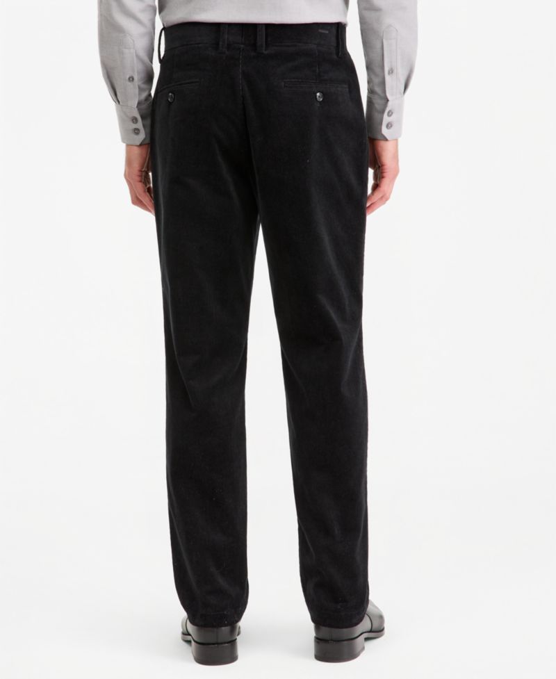 Men's Pleated Corded Pants