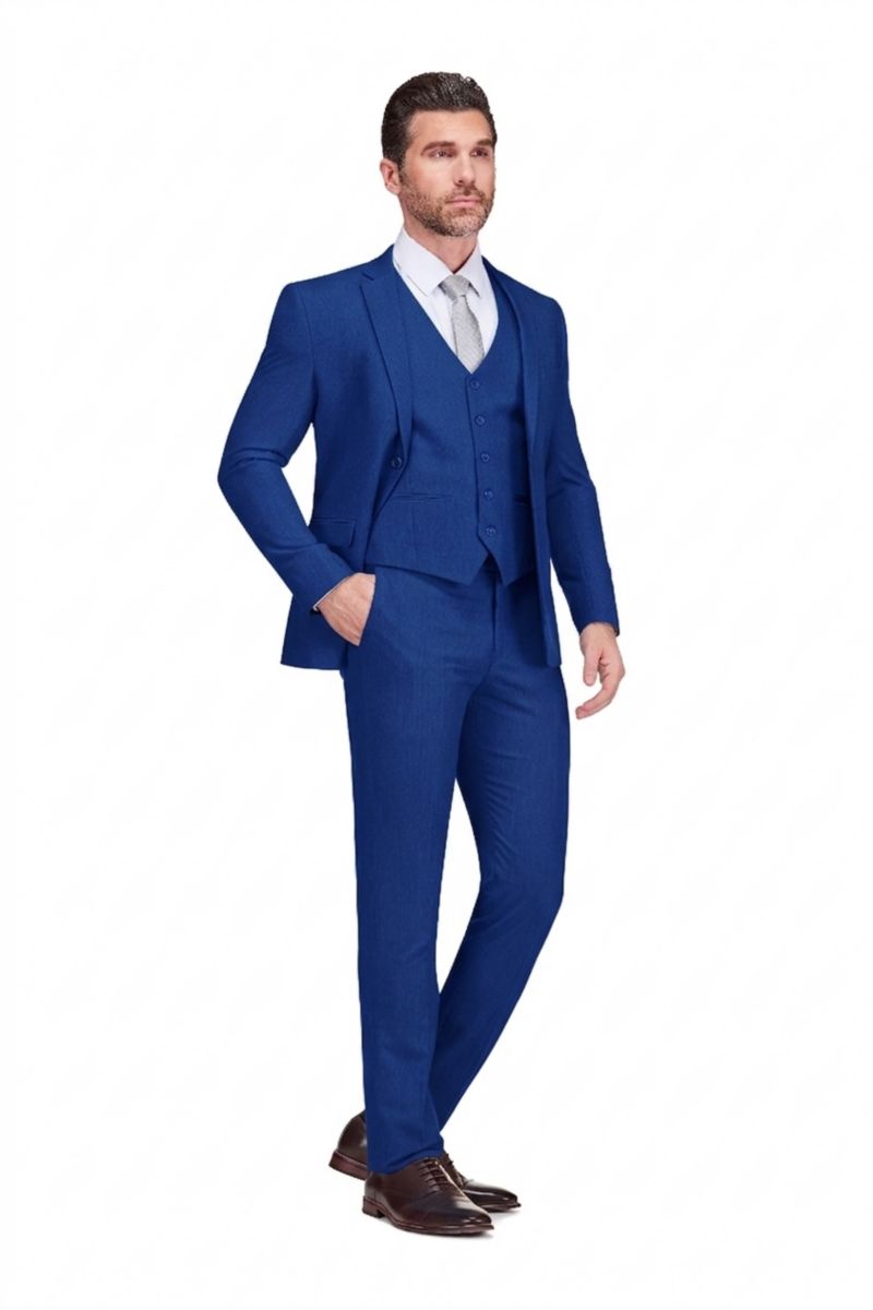 Men's Skinny Fit 3-Piece Suit