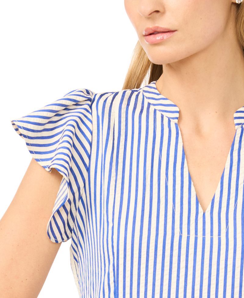 Women's Short-Sleeve Ruffle Tiered Dress