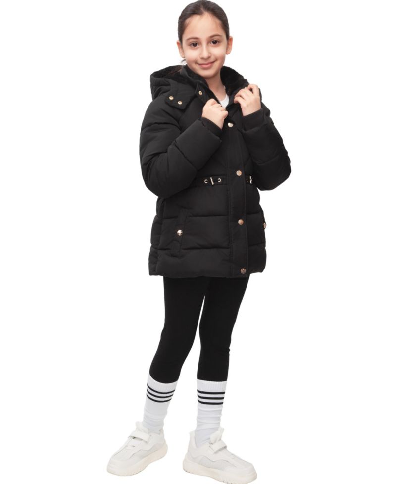 Little and Big Girls' Timeless Quilted Coat