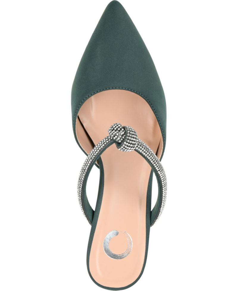 Women's Lunna Rhinestone Knot Slip-On Dress Pumps