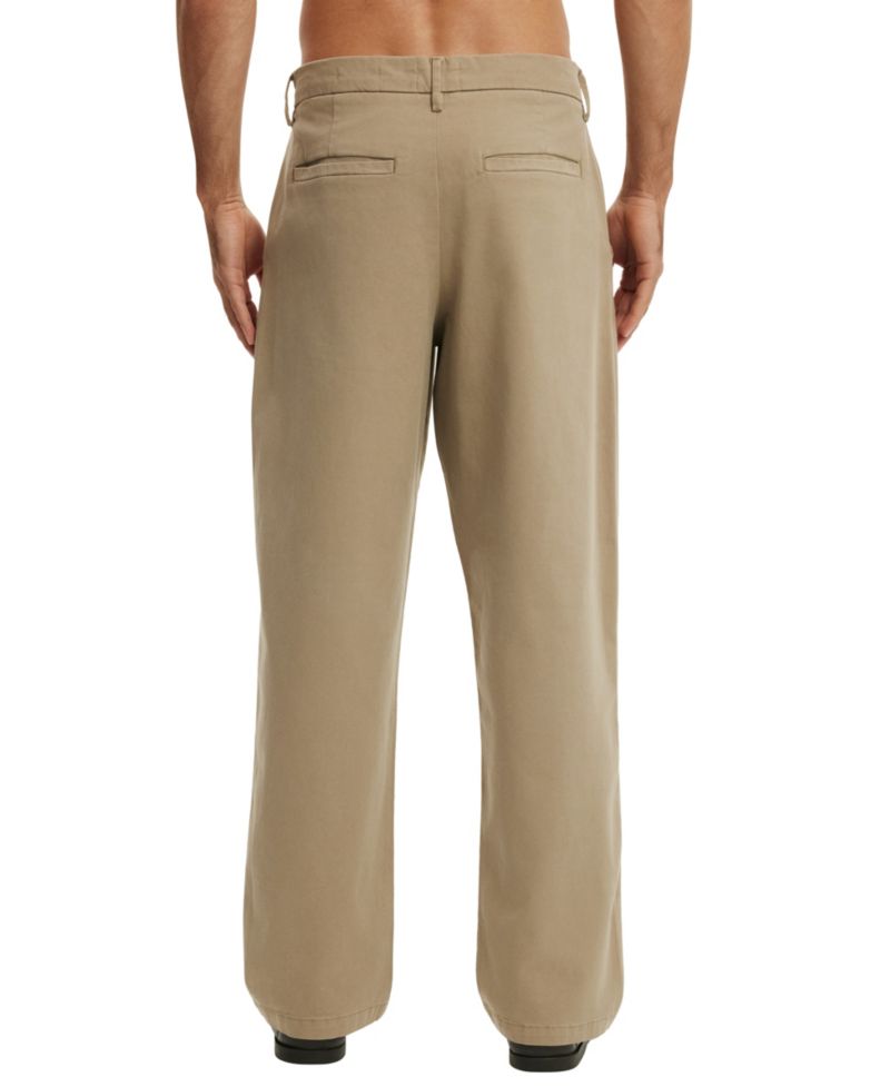 Men's Baggy Chino Relaxed-Fit Pants